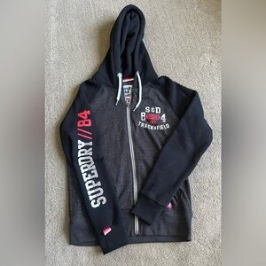 Superdry Men’s size XL Track and Field Full Zip-Up Sweatshirt